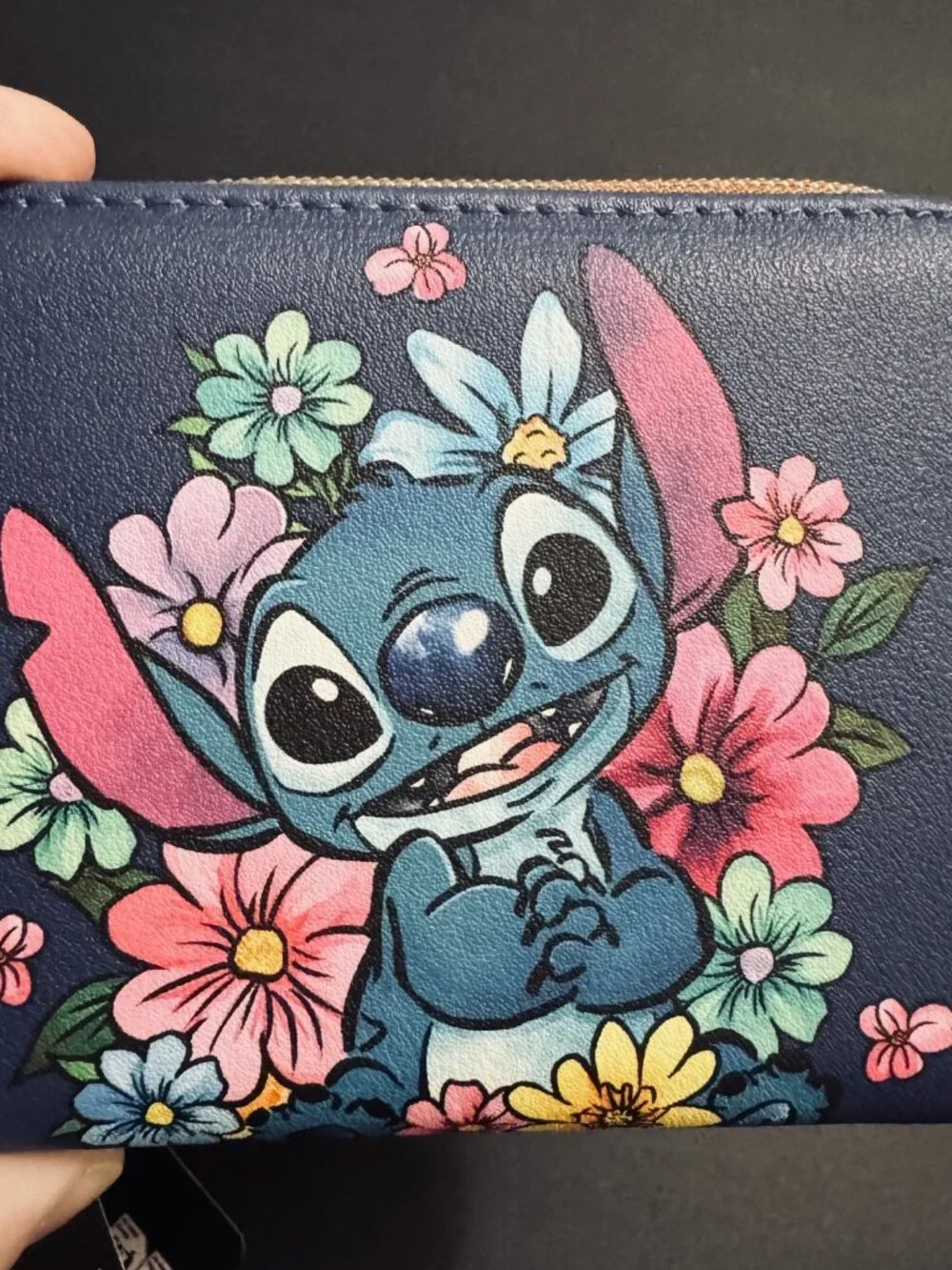 Disney Loungefly Hardtag Stitch Wallet, New with Tags